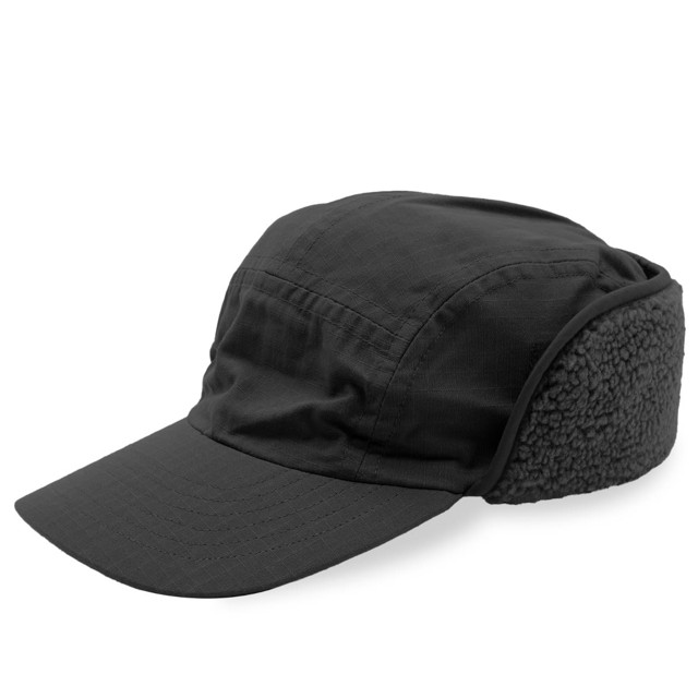 Kupakok Maharishi NYCO Flap Cap Fekete | 4618-BLK