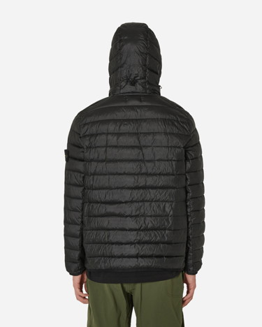 Dzsekik Stone Island Hooded Quilted Jacket Fekete | 801540124 V0029, 4