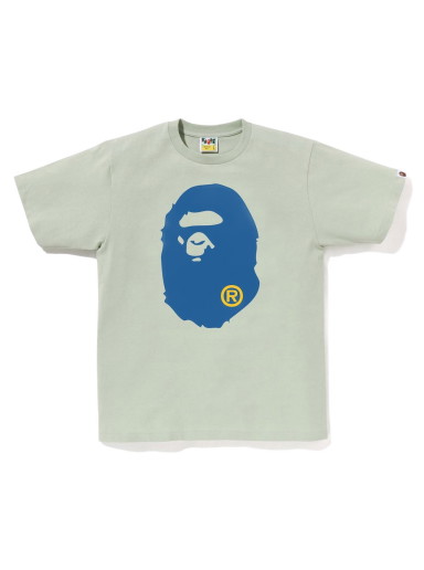 Póló BAPE Colors Big Ape Head Tee Zöld | 1J30-110-017