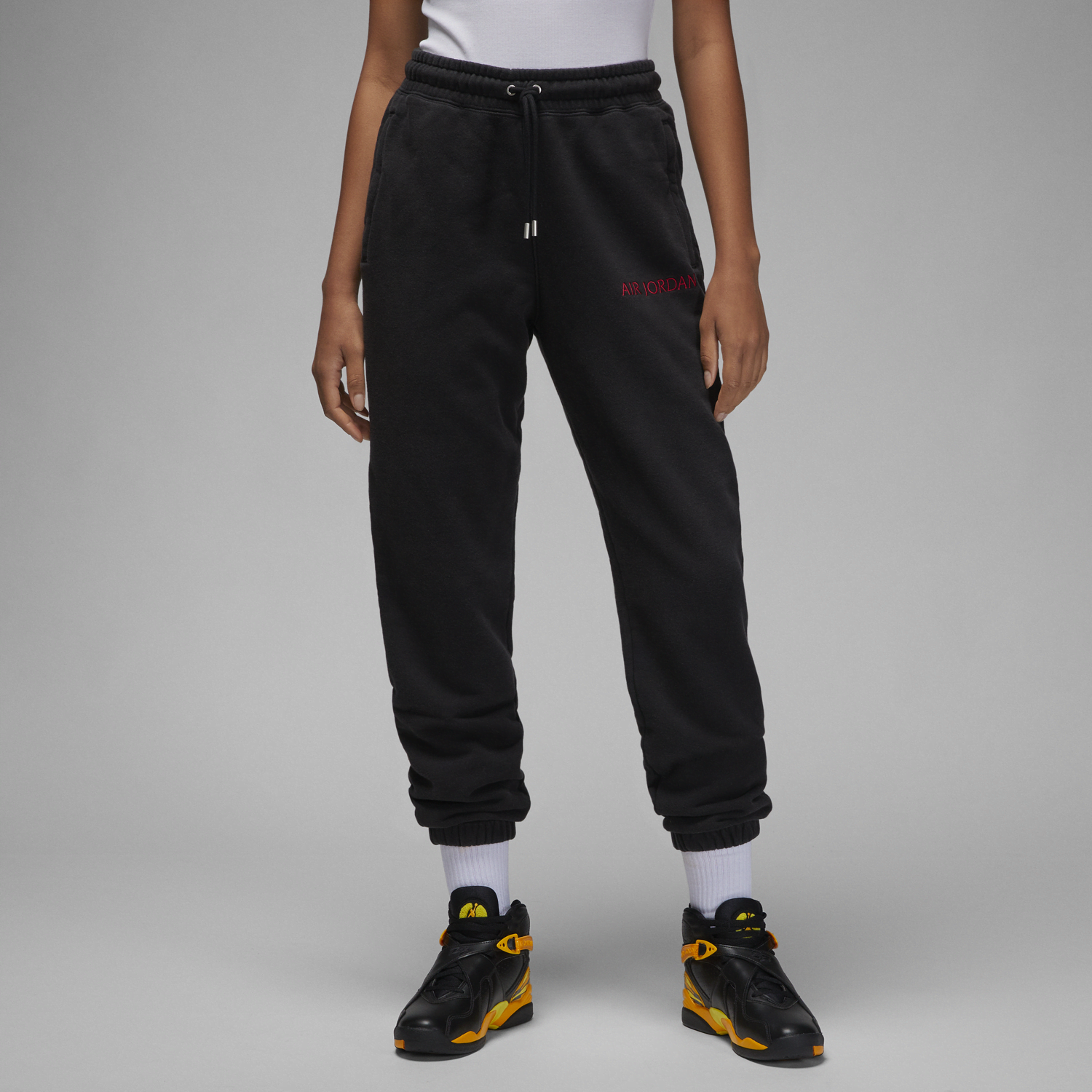 Sweatpants Jordan Wordmark x Fleece Pants Fekete | DV6471-010, 0