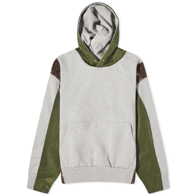 Sweatshirt Andersson Bell Seoul23 Contrast Hoodie Szürke | ATB1011M-GREY