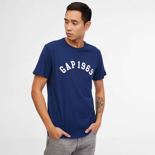 Póló GAP Logo Tee Pangea Blue Sötétkék | 817059-00