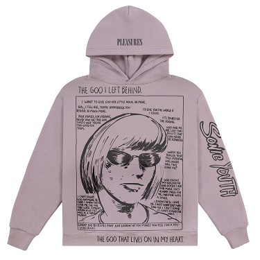 Sweatshirt Pleasures The Goo Hoodie Levander Rózsaszín | P23SY002-LAVENDER, 1
