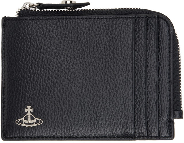 Pénztárca Vivienne Westwood Zip Card Holder Fekete | 51120009U-S000D-