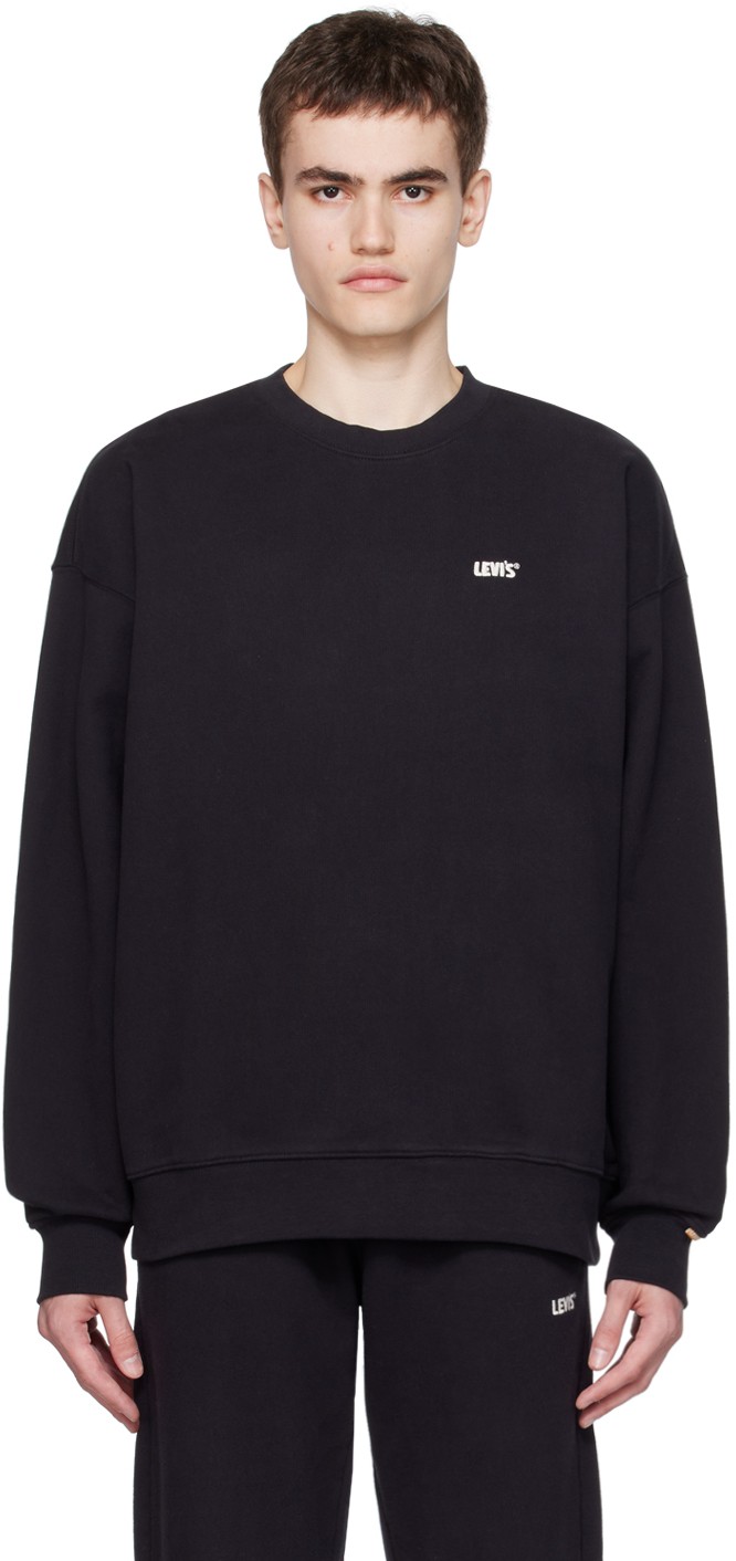 Sweatshirt Levi's Crewneck Sweatshirt Fekete | A3770-0000, 0