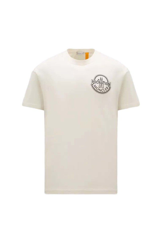 Póló Moncler Roc Nation by Jay-Z x Logo T-Shirt Fehér | I209W8C0000589A8Y038