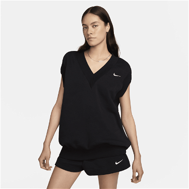 Mellények Nike Sportswear Phoenix Fleece Fekete | DQ6759-010, 1