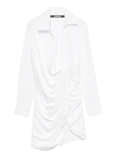 Ruha Jacquemus La Robe Bahia Mini Dress Fehér | 213DR009 1020 100