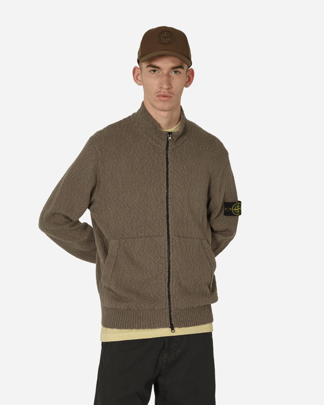 Pulóver Stone Island Zipped Sweater "Dove Grey" Szürke | 8015561B1 V0092