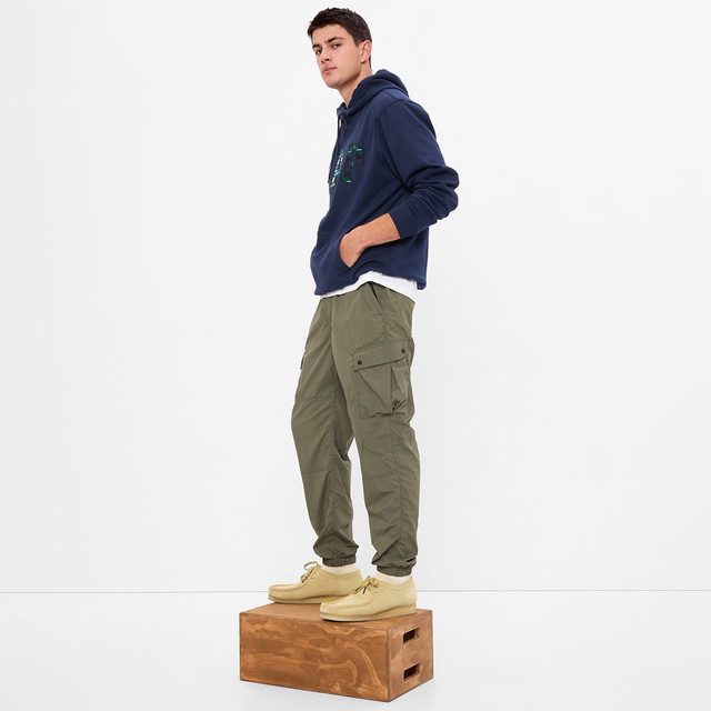 Nadrág GAP Jogger Pants Greenway Zöld | 487058-01