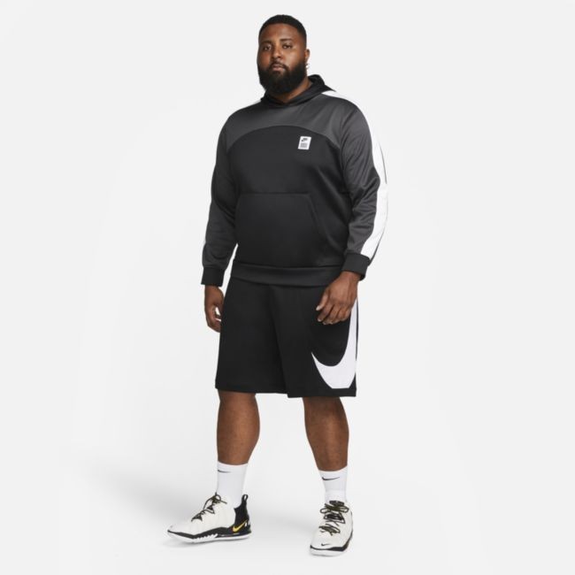 Sweatshirt Nike Therma-FIT Starting 5 Pullover Basketball Hoodie Fekete | DQ5836-010, 1
