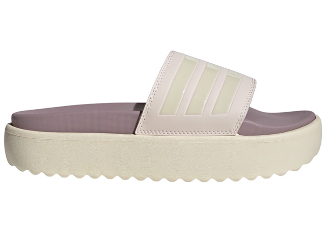 Sneakerek és cipők adidas Originals Adilette Platform Slides Putty Mauve Wonder White Preloved Fig W Bézs | IF1620