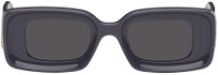 Purple Rectangular Sunglasses