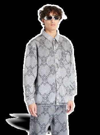 DAILY PAPER Rahul Long Sleeve Shirt Mid Grey 2321112