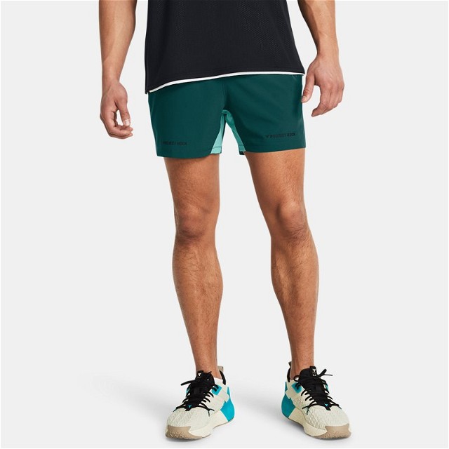 Project Rock Ultimate Trainingsshorts für Herren Hydro Teal / Radial Turquoise