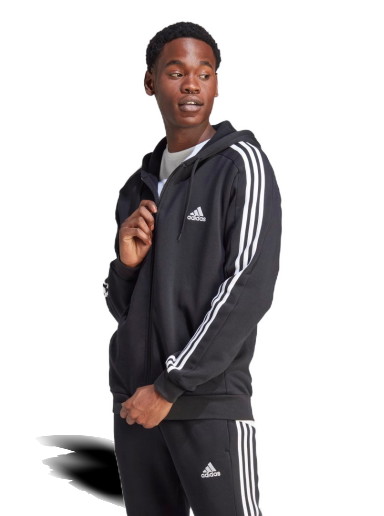 Sweatshirt adidas Originals Essentials Fleece 3-Stripes Fekete | IB4029