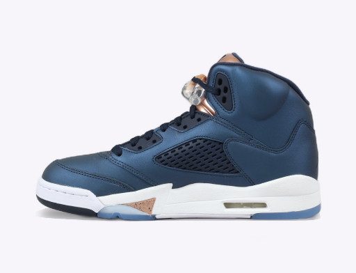 Sneakerek és cipők Jordan Air Jordan 5 Retro ''Bronze'' GS Sötétkék | 440888-416