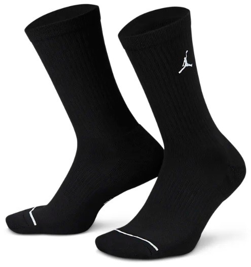 Zoknik és harisnyanadrágok Jordan Everyday Crew Socks 3-pack Fekete | dx9632-010, 0