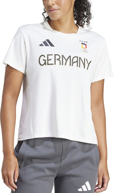 Póló adidas Originals Team Germany HEAT.RDY Fehér | iu2725, 0