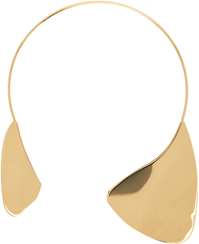 Nyakláncok és láncok Jil Sander Brass Choker Bézs | J11UU0050_P4877