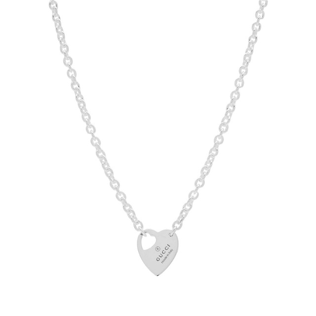 Nyakláncok és láncok Gucci Trademark Heart Necklace Fémes | YBB79636300100U