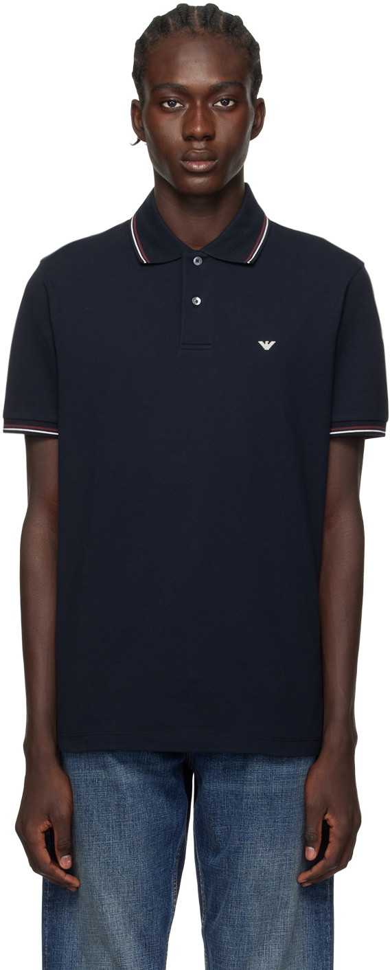 Pólóingek Emporio Armani Bonded Polo Sötétkék | 8N1FB3 1JPTZ 0920