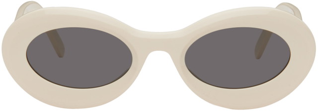 Napszemüveg Loewe Off-White Loop Sunglasses Fehér | LW40110UM5025A