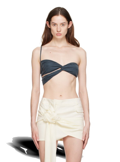 Trikók Jacquemus 'Le Bandeau Espelho' Tank Top Sötétkék | 23E231JS055-2307