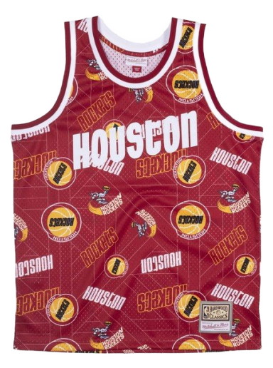 Sportmezek Mitchell & Ness Houston Rockets Swingman Jersey Rózsaszín | MSPOBW19081-HROPTRD