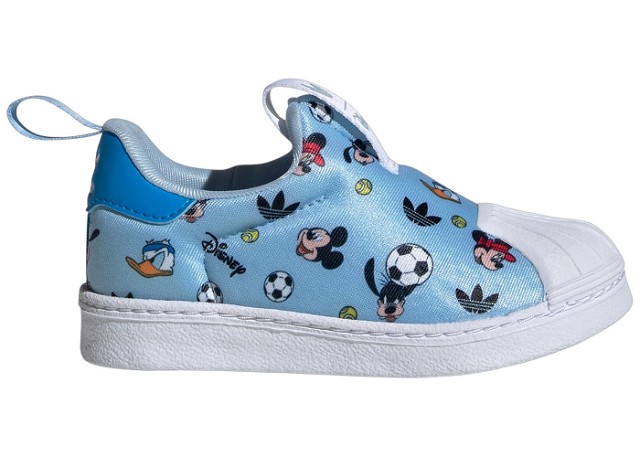 Sneakerek és cipők adidas Originals Superstar 360 Disney Mickey Clear Sky Cloud White Bright Blue (TD) Türkizkék | IF3551
