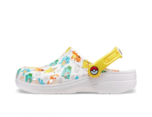 Sneakerek és cipők Crocs Pokémon Pikachu Classic Clog Fehér | 207765-94S