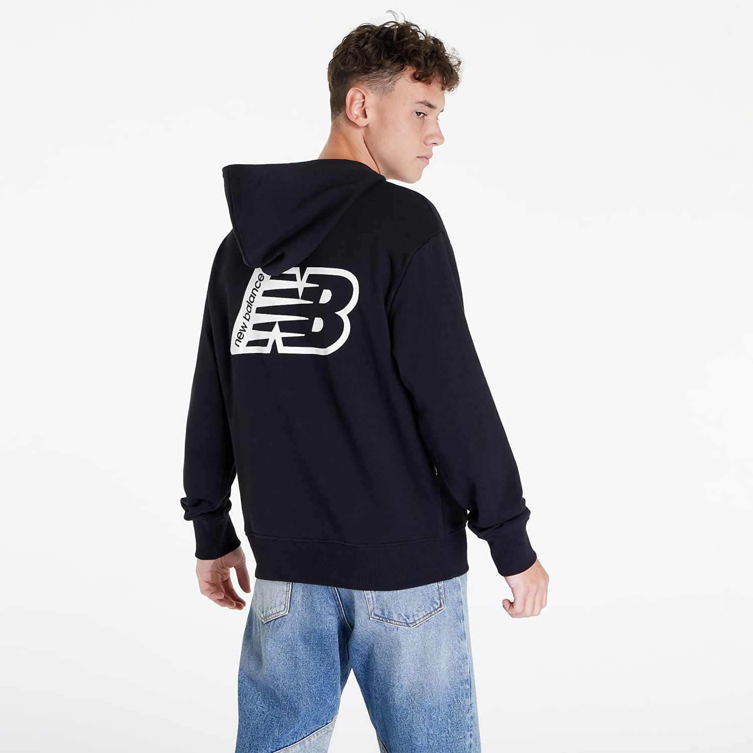 Sweatshirt New Balance Essentials Fekete | mt23511-bk, 1