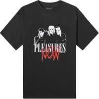 Póló Pleasures Masks T-Shirt Fekete | P23F052-BLK, 1