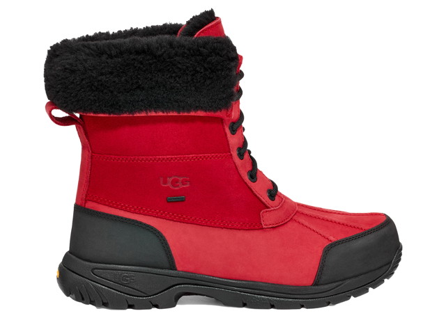 Ruházat UGG Butte Samba Red Black 
Piros | 1130809-SRBCK