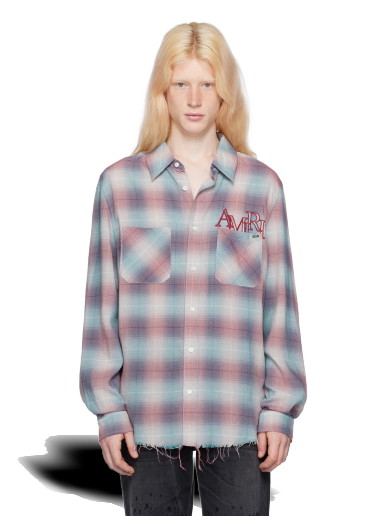 Ing AMIRI Staggered Shirt Kék | AW23MSL089-573