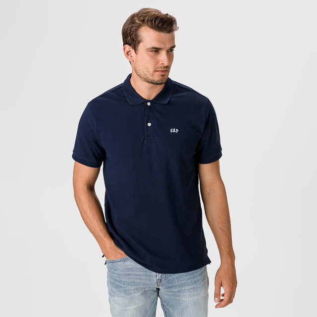 Pólóingek GAP Logo Polo 2Pack White Navy Combo Sötétkék | 624196-00