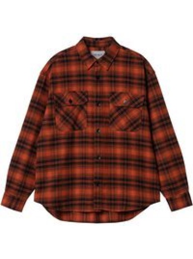 Ing Carhartt WIP L/S Krenz Shirt 
Piros | I032271.1P9XX