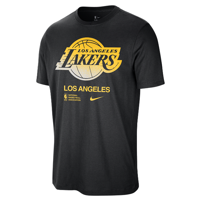 Póló Nike NBA Los Angeles Lakers Courtside Fekete | HF0878-010