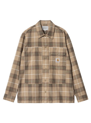 Ing Carhartt WIP L/S Hadley Shirt Barna | I032903_20K_XX