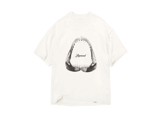 Póló Represent Clo Represent Shark Jaws T-shirt Flat White Fehér | M05237-72