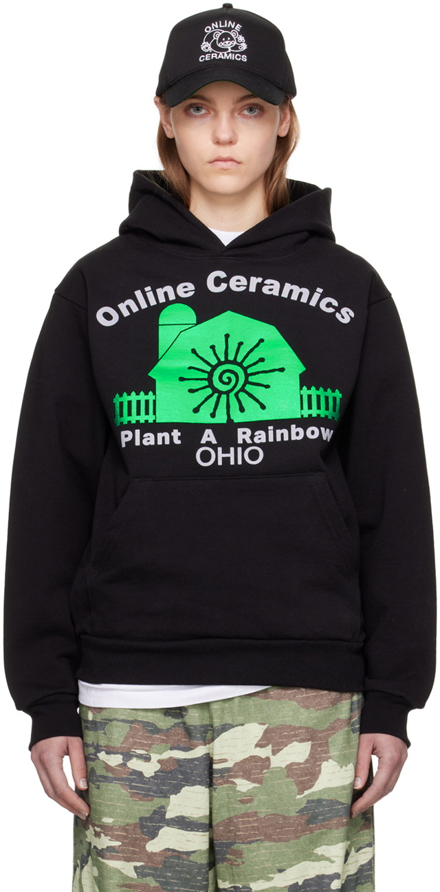 Sweatshirt Online Ceramics Home Hoodie Fekete | Home