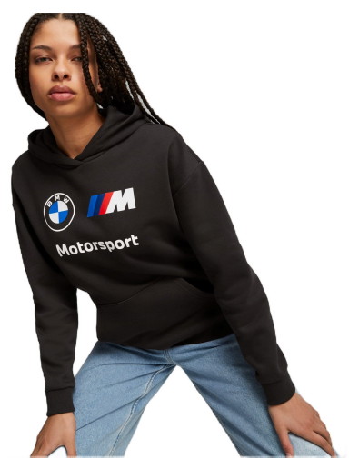 Sweatshirt Puma BMW M Motorsport Essentials Hoodie Damen, Schwarz, Größe: L, Kleidung Fekete | 621373_01