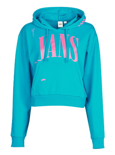 Sweatshirt Vans KAYE CROP HOODIE Türkizkék | VN0A4S9P4AW1