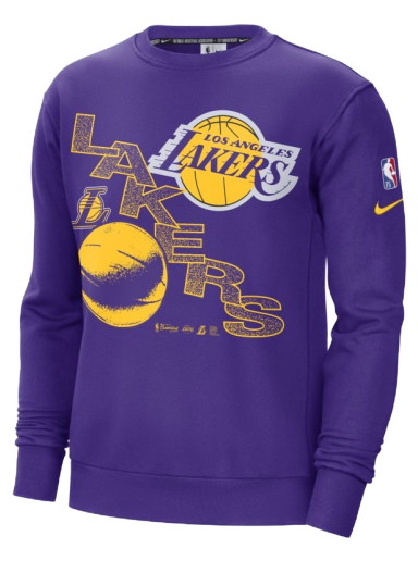 Sweatshirt Nike Los Angeles Lakers Courtside Men's NBA Fleece Sweatshirt Orgona | DH9438-504