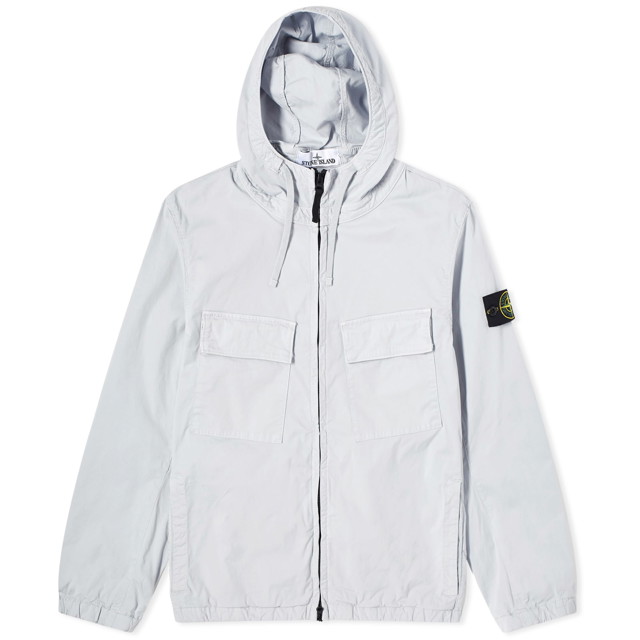 Supima Cotton Twill Stretch-TC Hooded Jacket