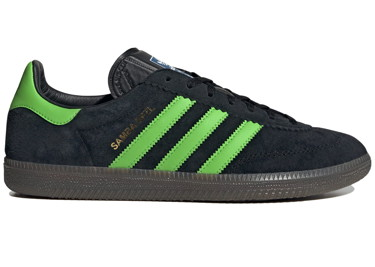 Sneakerek és cipők adidas Originals Samba Deco SPZL Black Lucid Lime Zöld | IF5738, 0