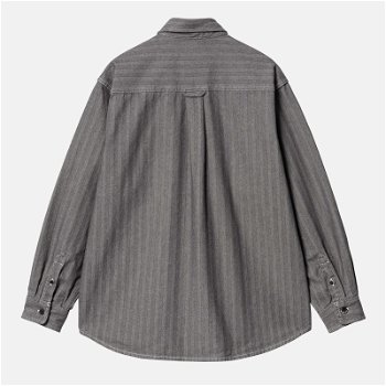 Carhartt WIP Menard Herringbone Shirt Jacket - Grey Rinsed I033577-9102