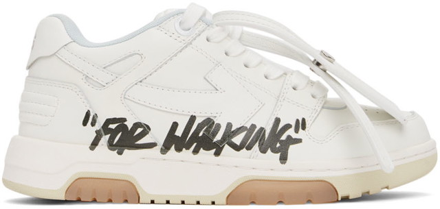 Sneakerek és cipők Off-White Out of Office For Walking "White Black'' W Fehér | OWIA259C99LEA0020110