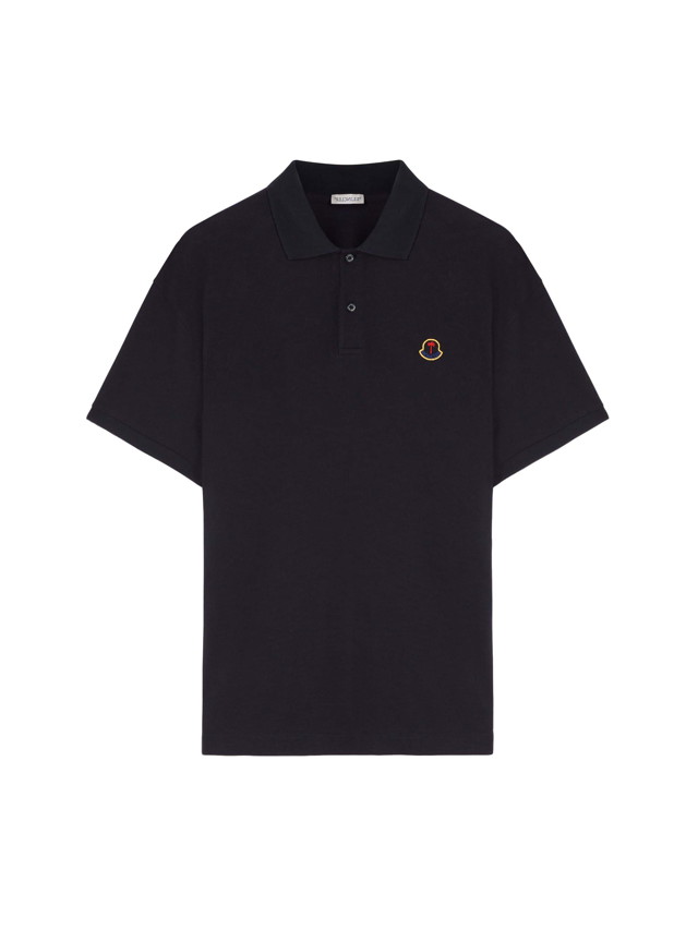 Pólóingek Moncler Palm Angels x Logo Polo Shirt Sötétkék | I209L8A00002M3588778 & PMGB023T24FAB0014600