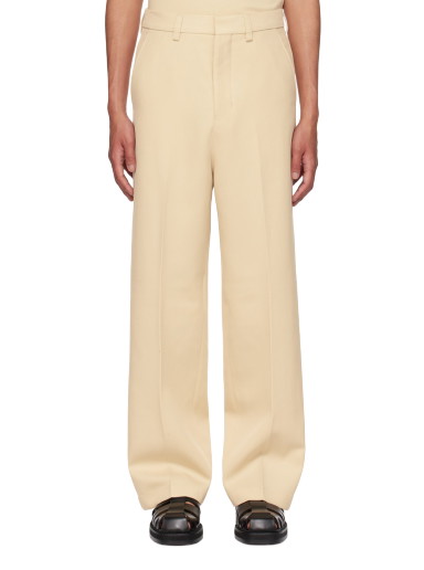 Nadrág AMI Large Fit Trousers Bézs | UTR403.WV0004